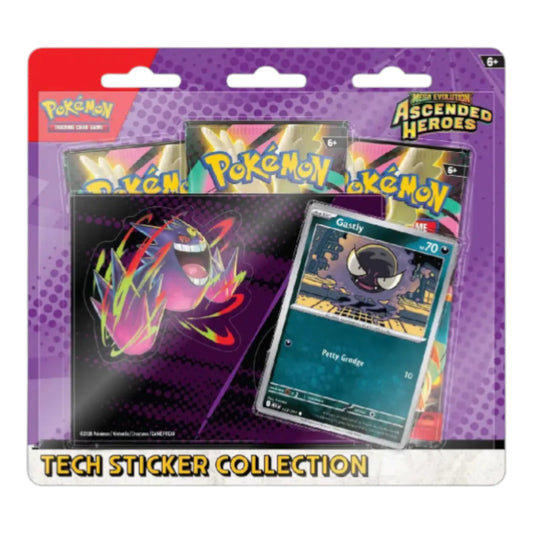 Pokemon TCG Mega Evolution Ascended Heroes 3 Pack Blister 2026 - Gastly
