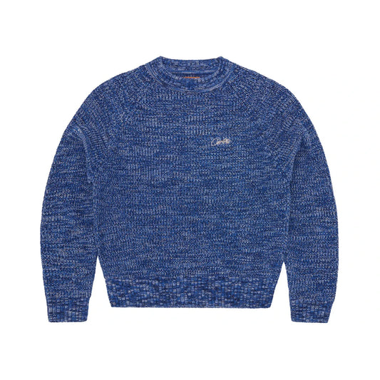 Corteiz VVS Yarn Sweater Blue