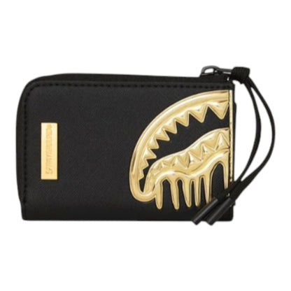 Sprayground Gold And Dangerous Wallet