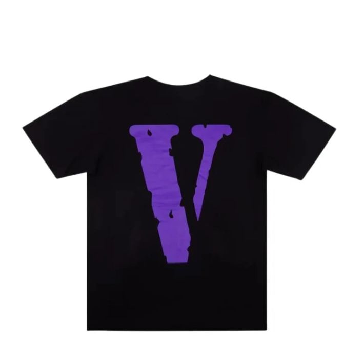 Vlone Staple T-Shirt Black/Purple
