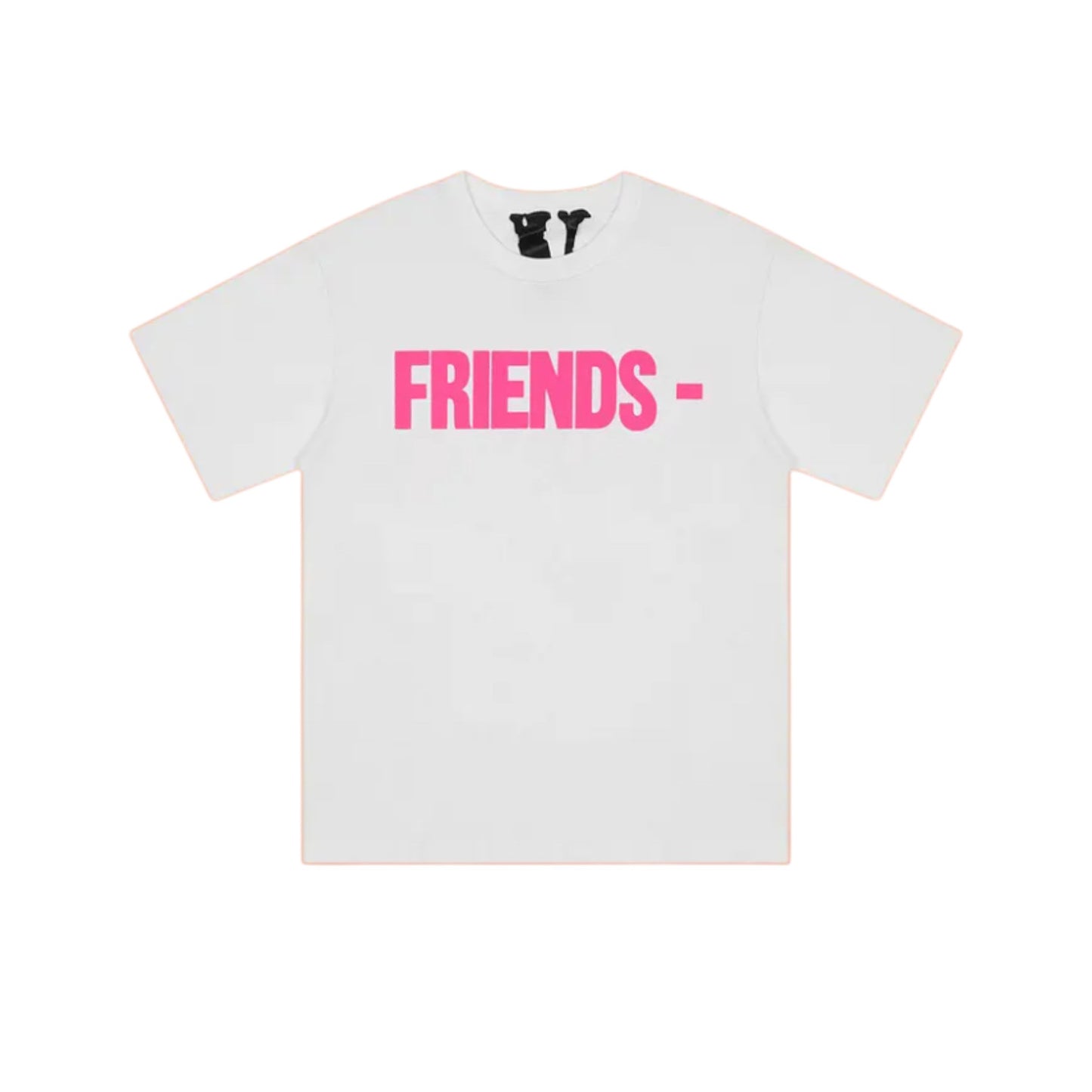 Vlone Friends T-Shirt White/Pink