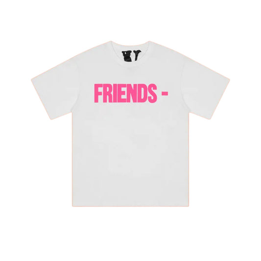 Vlone Friends T-Shirt White/Pink