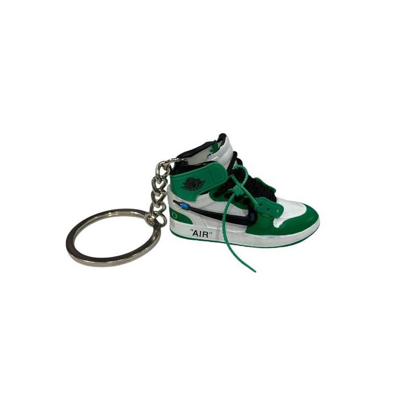 Jordan 1 Retro High Off-White Pine Green Keychain