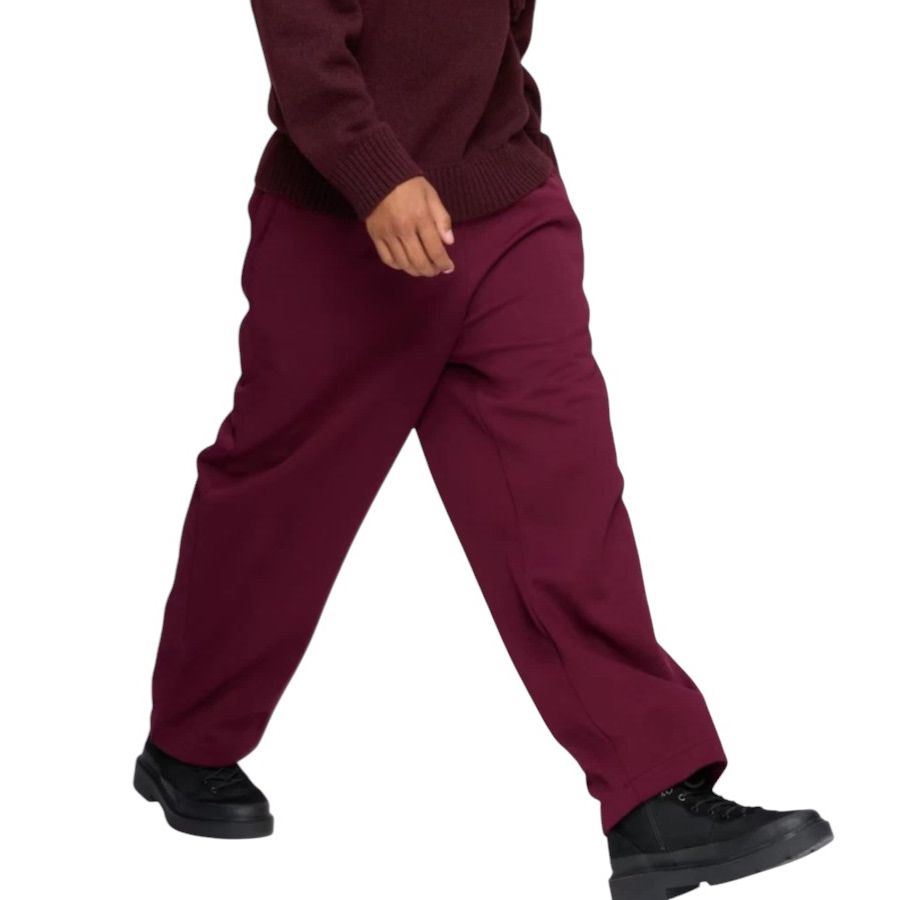 Uniqlo C Sweat Wide Pants Wine