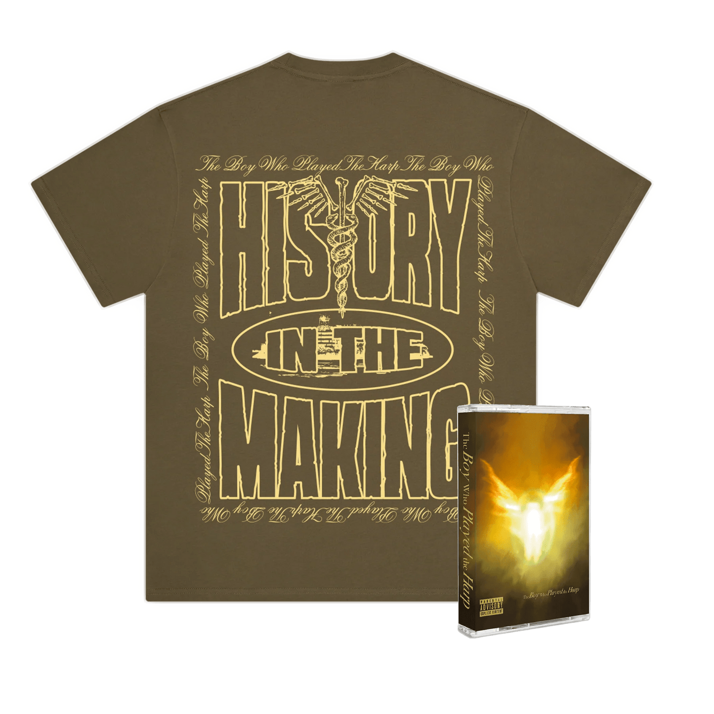 Corteiz History In The Making Tee Khaki