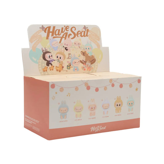 Pop Mart Labubu The Monsters Have a Seat Vinyl Plush Sealed Case (6 Blind Boxes)