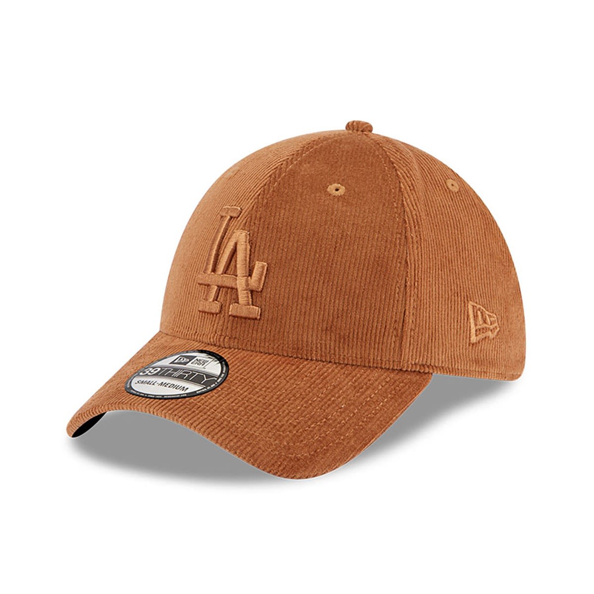New Era Los Angels Dodgers Cords Dark Beige Fitted Hat