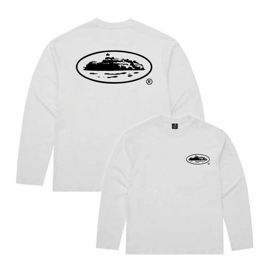 Corteiz Og Island Longsleeve White Tee