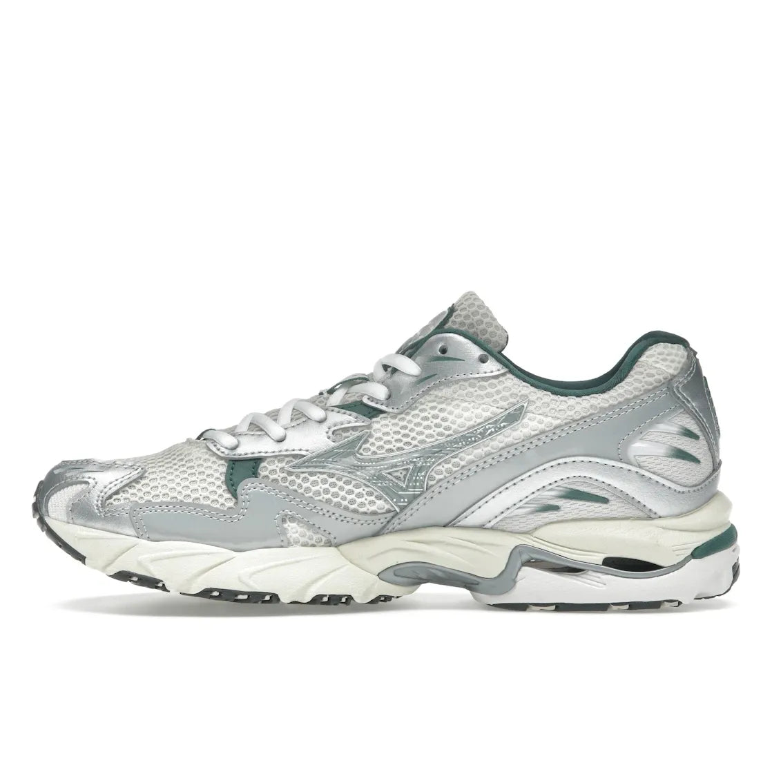 Mizuno Wave Rider 10 White Slate Bistro Green