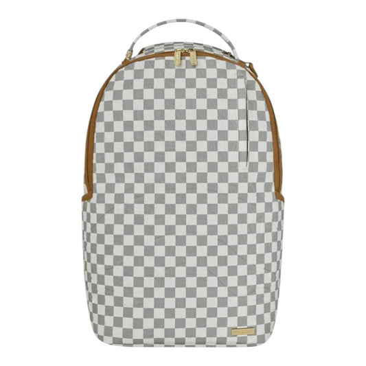 Sprayground GRAFF EMBOSSED CREAM CHECK BACKPACK
