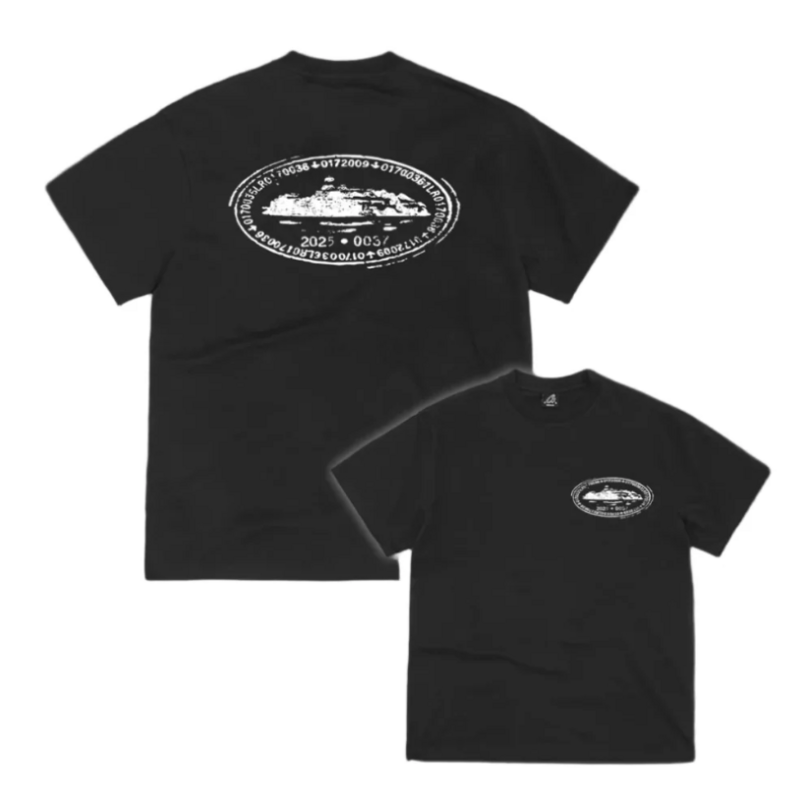 Corteiz ISLAND STAMP TEE [BLACK]
