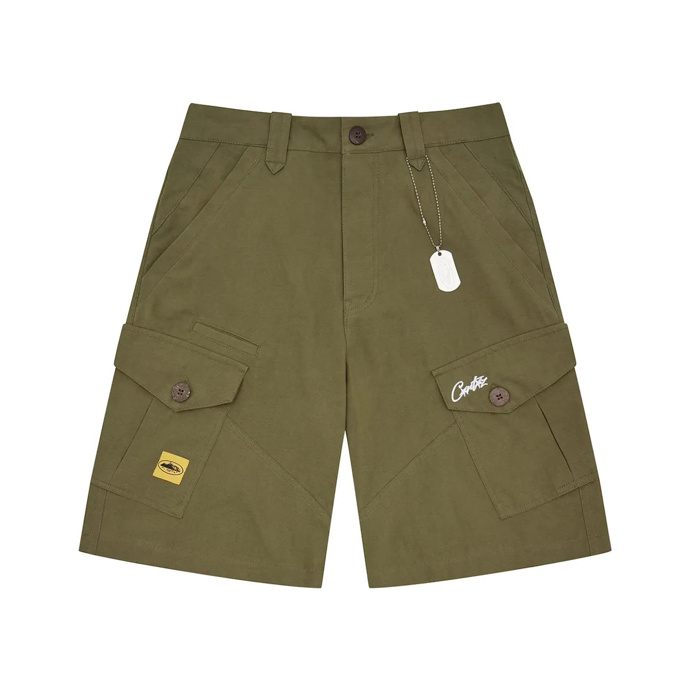 Corteiz Storm Cargo Shorts Khaki