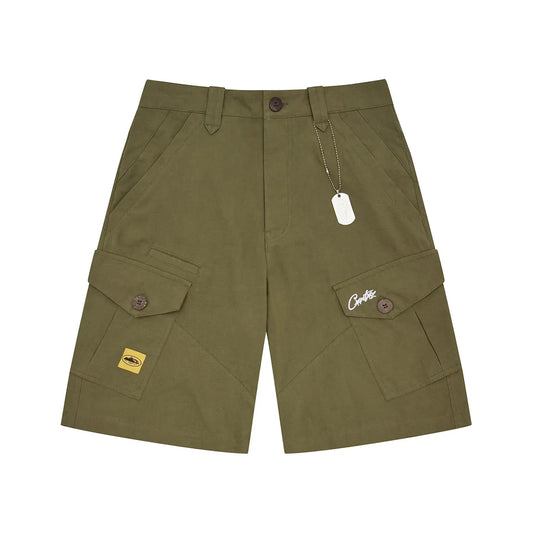 Corteiz Storm Cargo Shorts Khaki