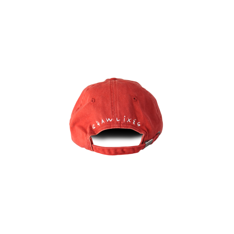 Grawlixes Dizzy Distressed Red Cap