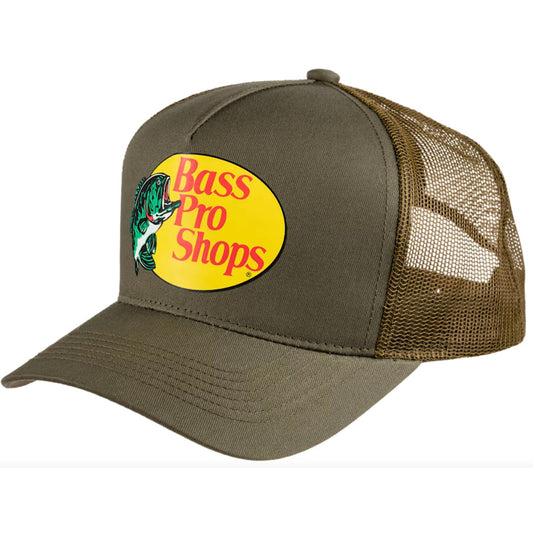 Bass Pro Shops Mesh Trucker Cap - Olive