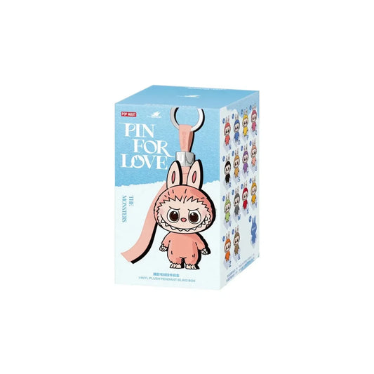 Pop Mart Labubu The Monsters Pin for Love Series Vinyl Plush Pendant (N-Z) Single Blind Box