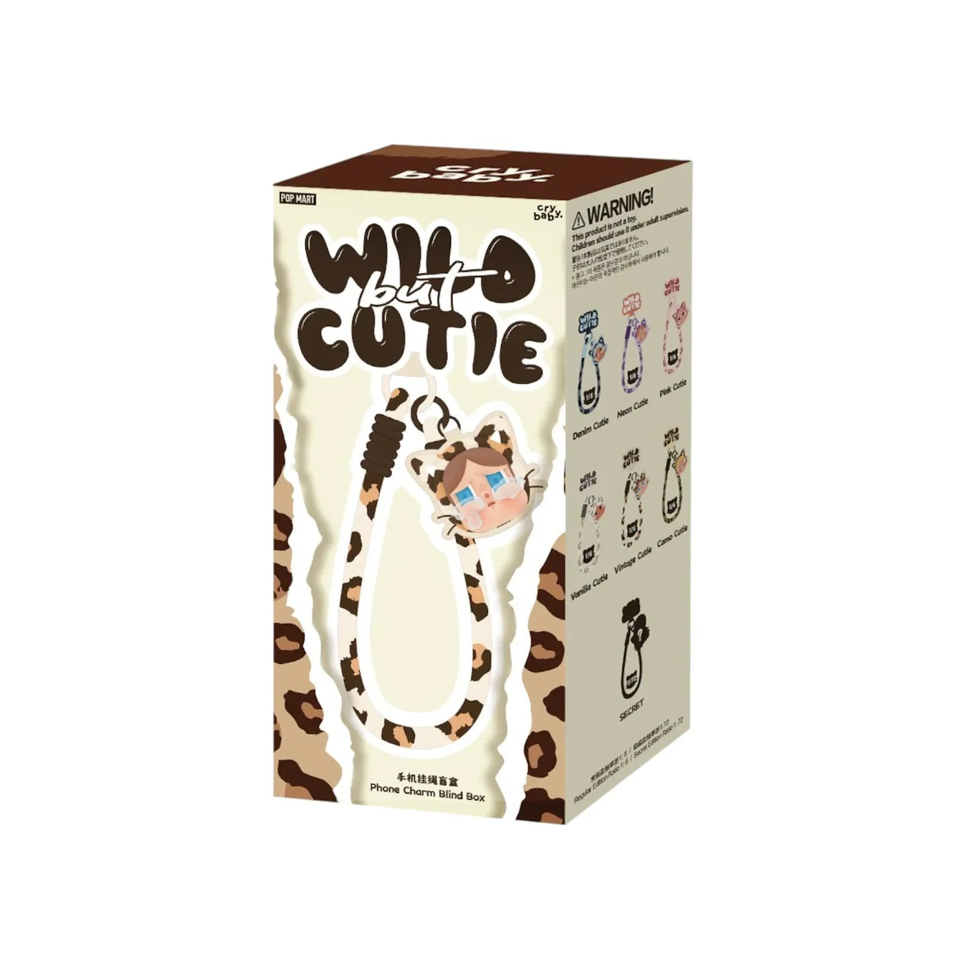Pop Mart Crybaby Wild but Cutie Series Phone Charm Single Blind Box