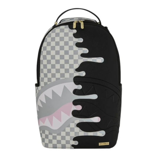 Sprayground CREAM CHECK SIDE DRIP BACKPACK