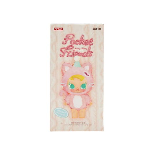 Pop Mart Baby Molly Pocket Friends Series Vinyl Plush Pendant Single Blind Box