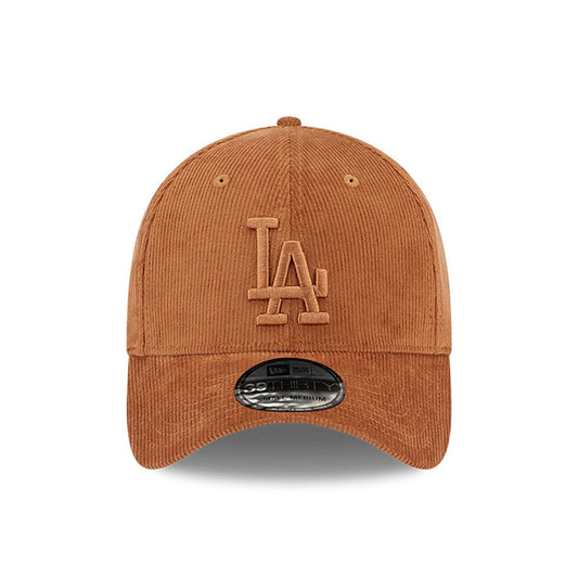 New Era Los Angels Dodgers Cords Dark Beige Fitted Hat
