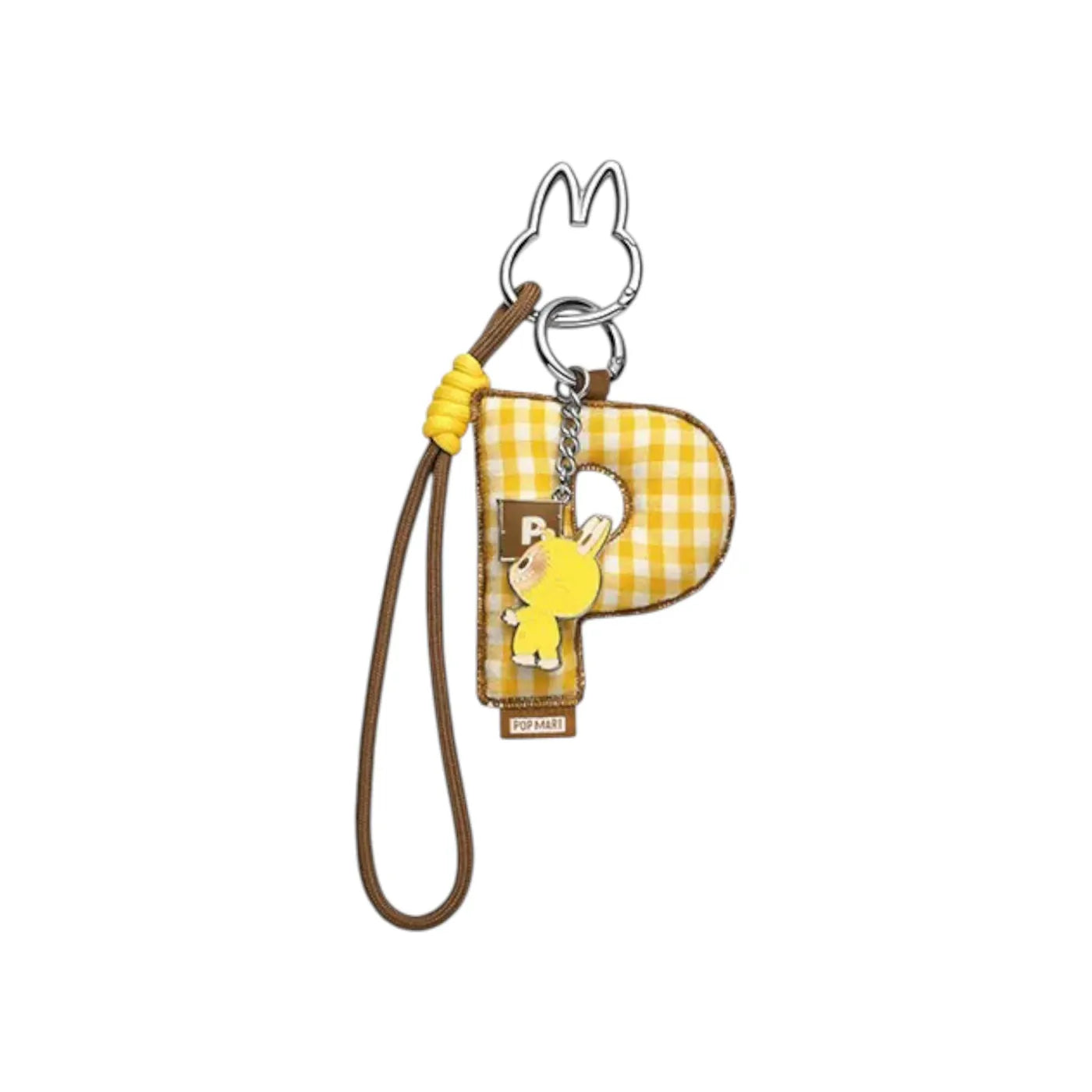 Pop Mart Labubu The Monsters Pin for Love Series "P" Letter Pendant