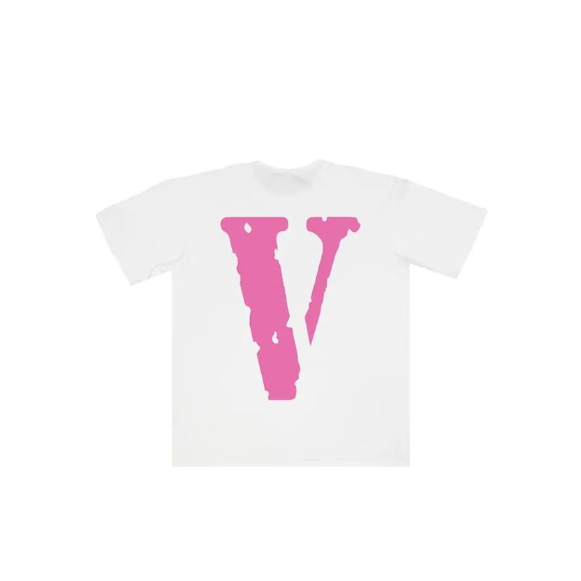 Vlone Staple T-Shirt 'White/Pink'