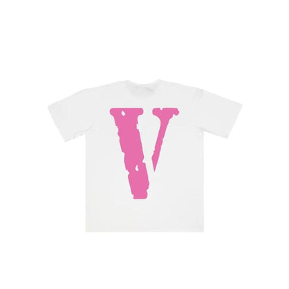 Vlone Staple T-Shirt 'White/Pink'