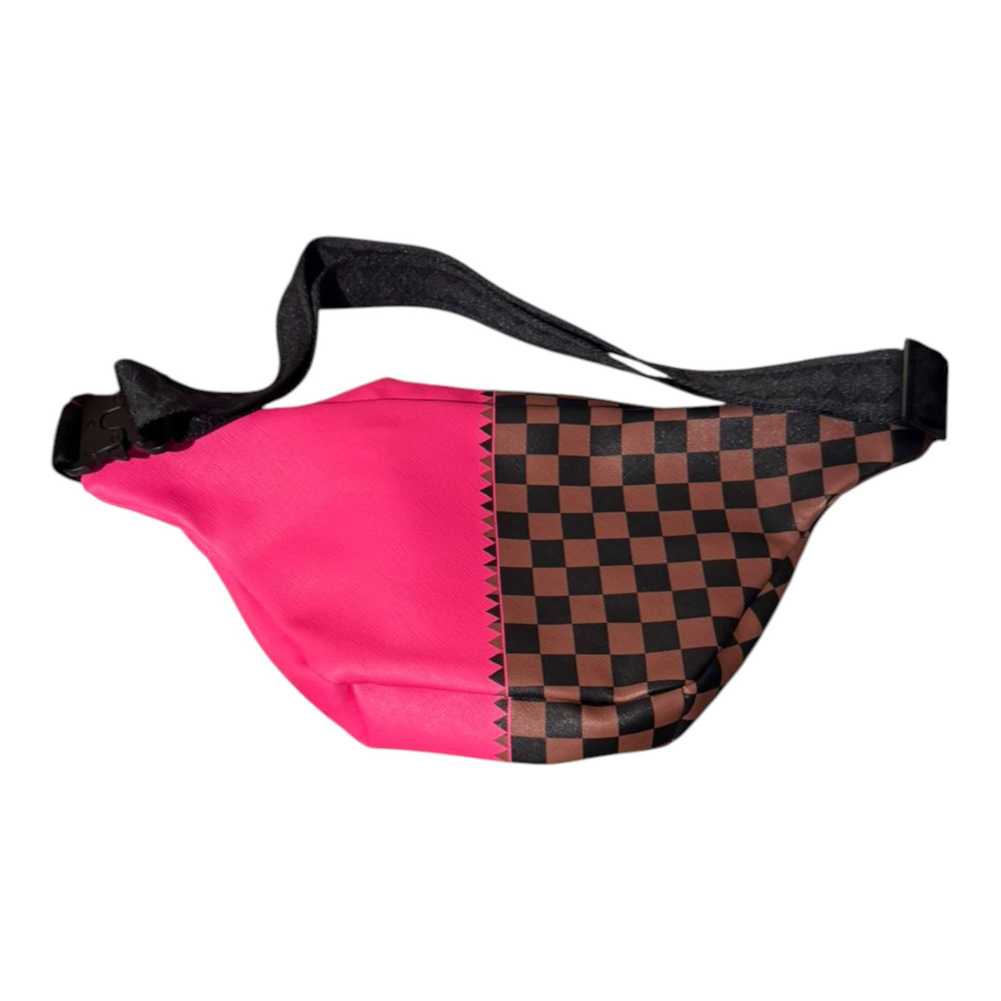 Sprayground Pink Bear Shark Savvy Crossbody