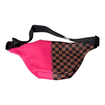 Sprayground Pink Bear Shark Savvy Crossbody