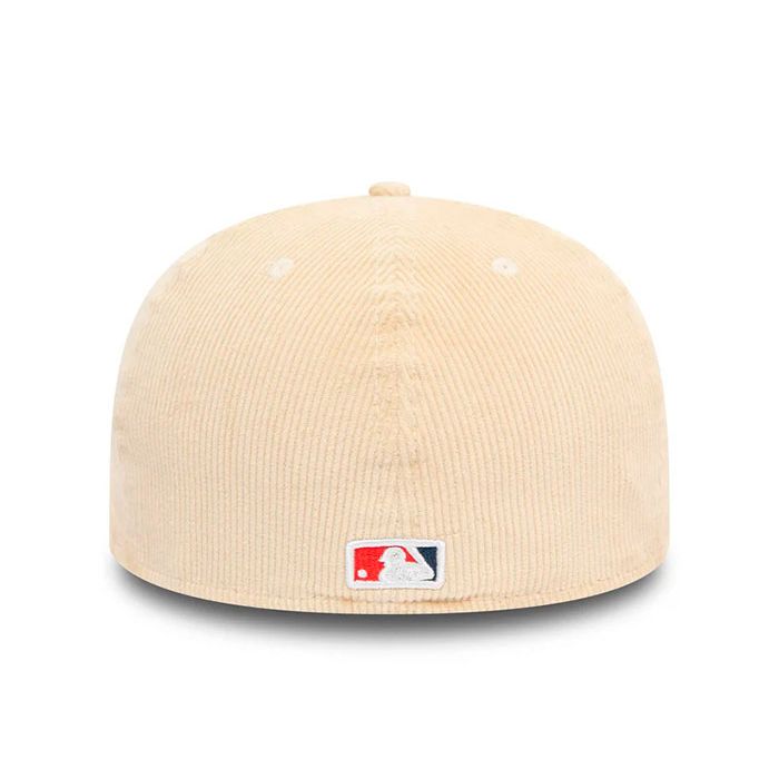 New Era Los Angeles Dodgers Cords Beige Fitted Hat