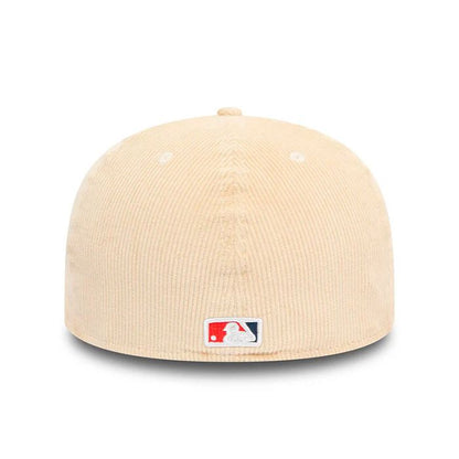 New Era Los Angeles Dodgers Cords Beige Fitted Hat