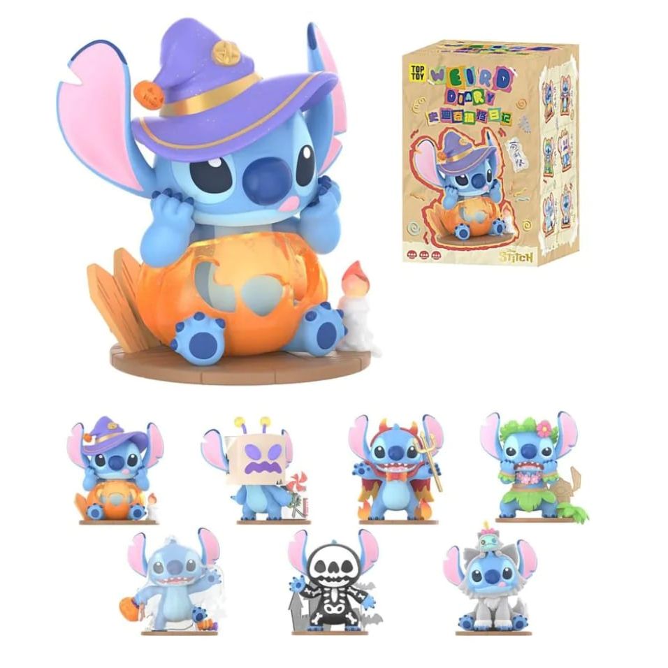 Top Toy Disney Stitch’s Weird Diary Series Figures Blind Box
