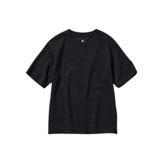 AIRism Cotton Oversized T-shirt Black