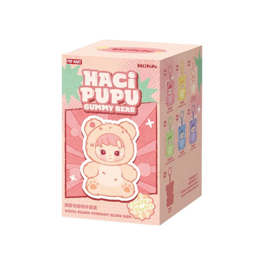 Pop Mart HACIPUPU Gummy Bear Series Vinyl Plush Pendant Single Blind Box