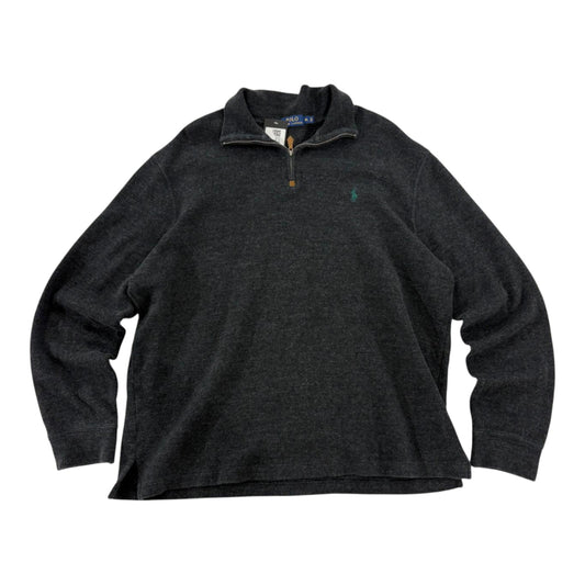 Vintage RL Qzip Sweatshirt Grey