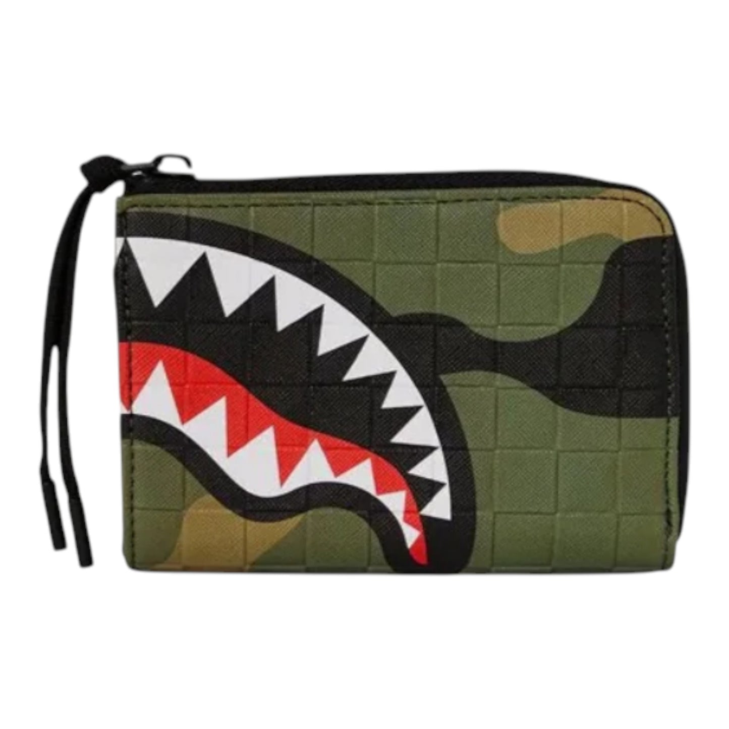 Sprayground Woodland Camo Check Wallet