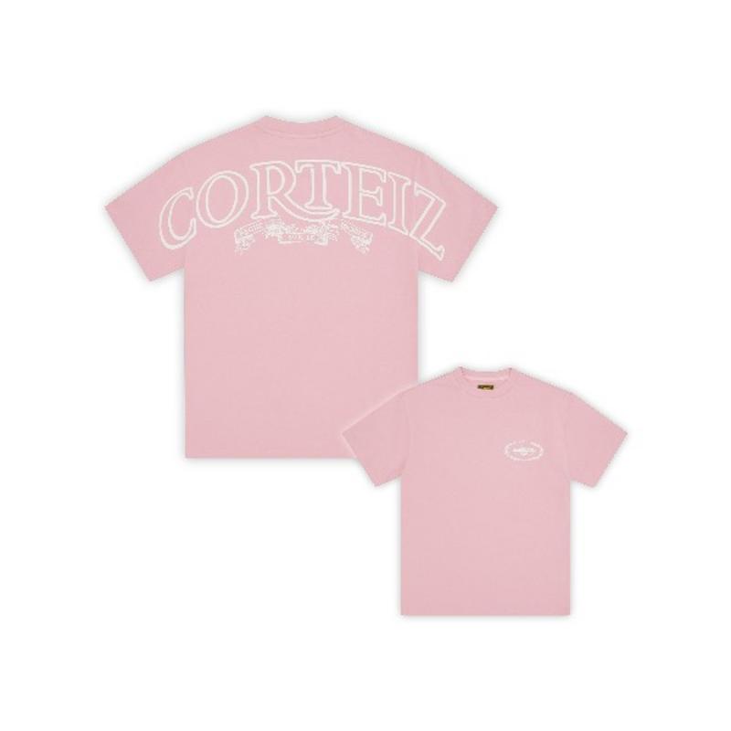 Corteiz Royale Heavyweight Tee Pink
