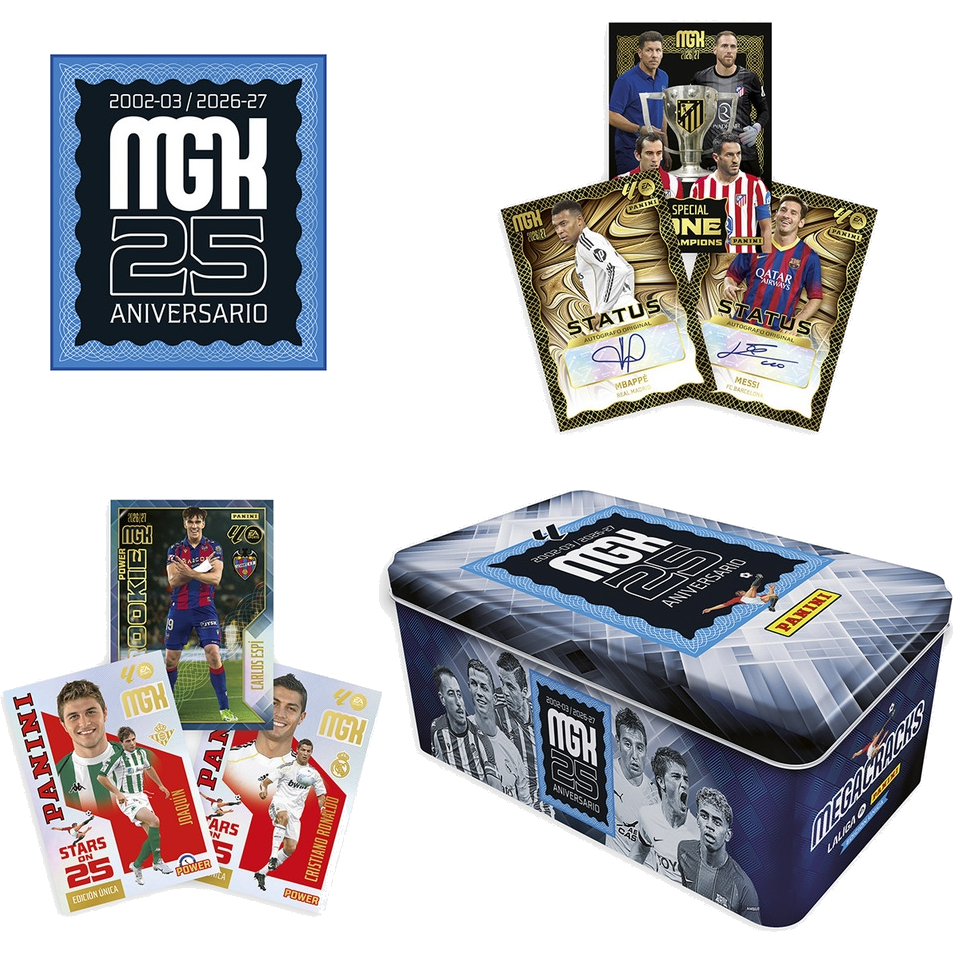 Panini LaLiga MegaCracks 2026/27 Classic Tin with Stars on 25 cards