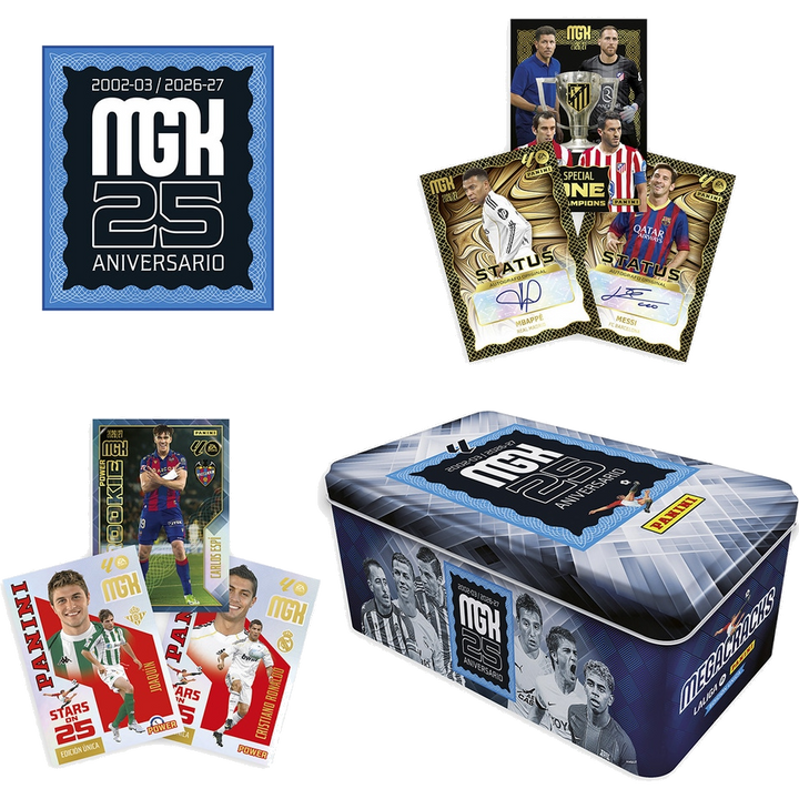 Panini LaLiga MegaCracks 2026/27 Classic Tin with Stars on 25 cards