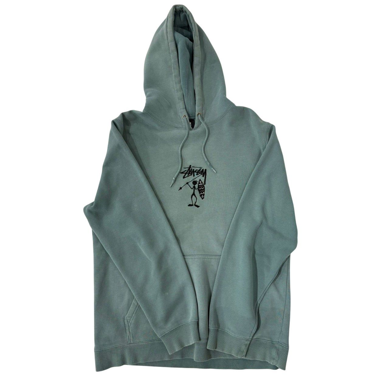 Vintage Stussy Tribe Man Green