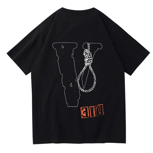 VLONE x ASAP ROCKY Cursive Rope T-Shirt BK/WH