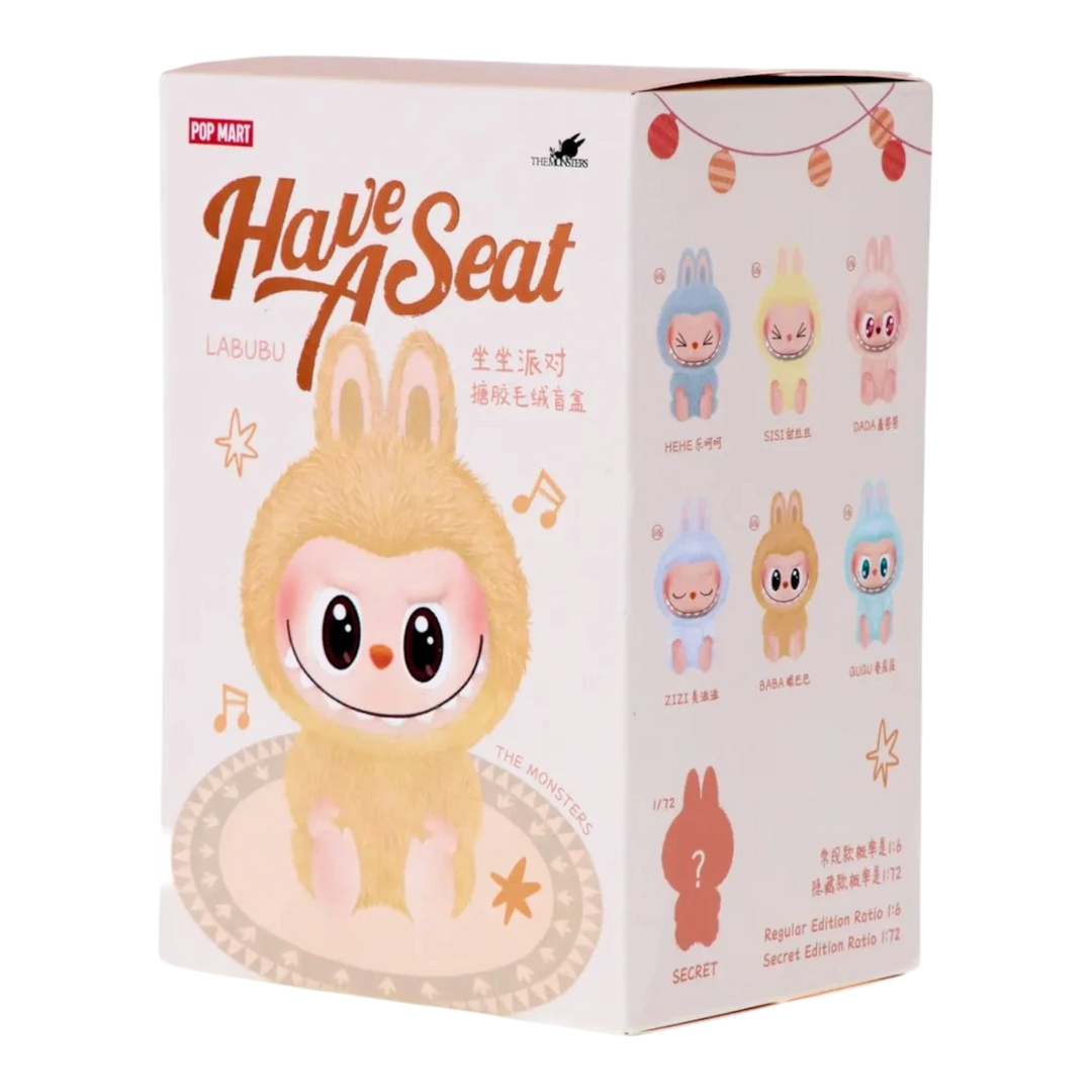 Pop Mart Labubu The Monsters Have a Seat Vinyl Plush Single Blind Box