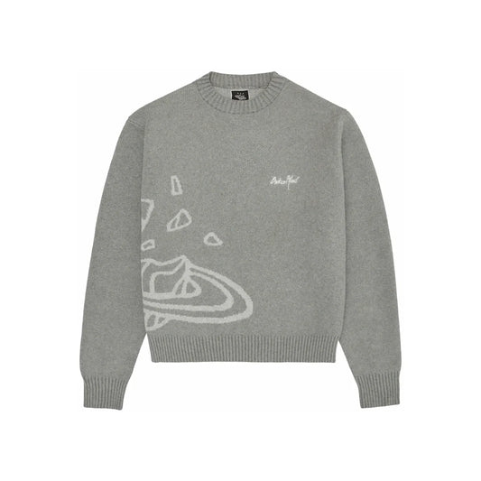 Broken Planet Knit Sweater Heather Grey