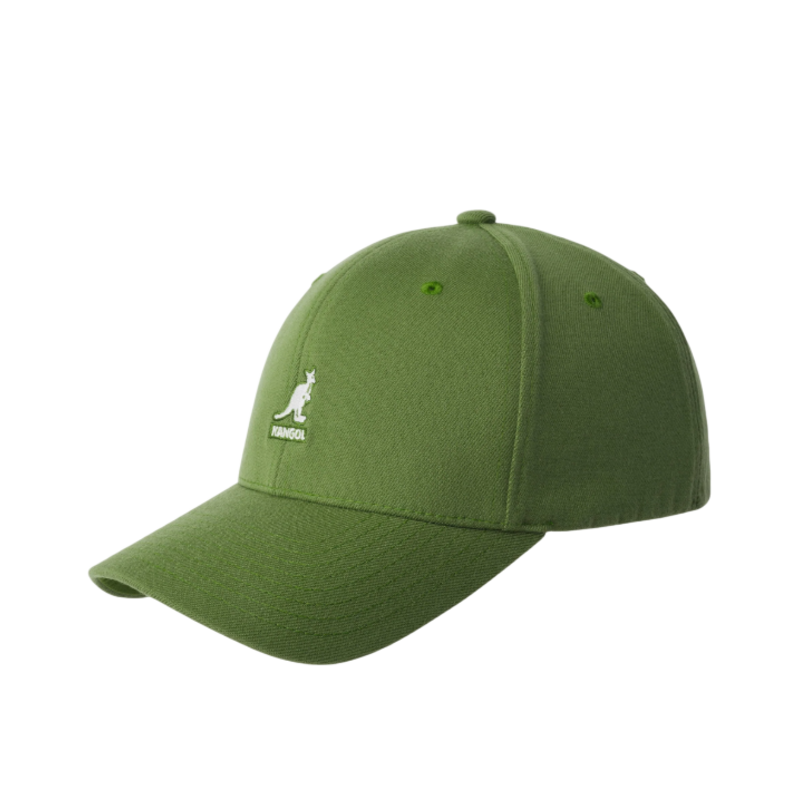 WOOL FLEXFIT BASEBALL OLIVE