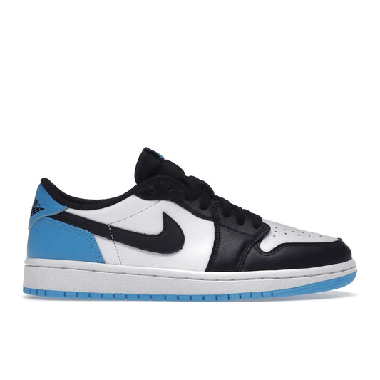 Jordan 1 Retro Low OG Black Dark Powder Blue (Women's)