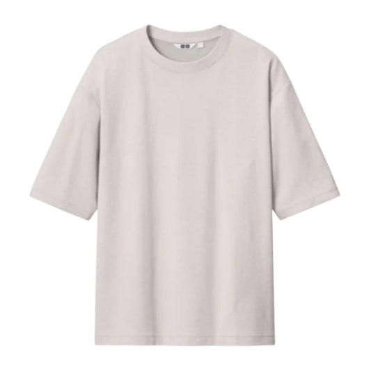 AIRism Cotton Oversized T-shirt Light Grey