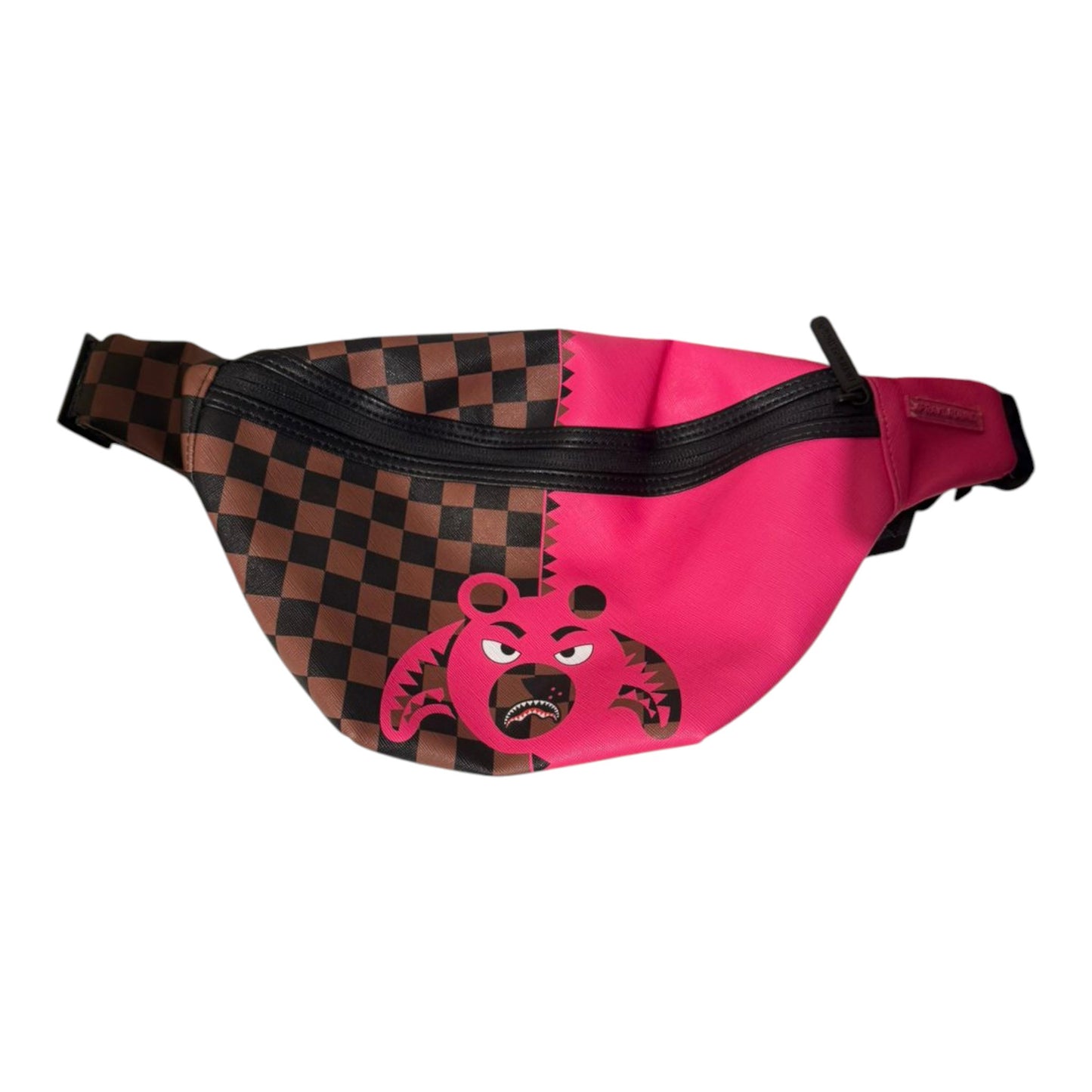 Sprayground Pink Bear Shark Savvy Crossbody