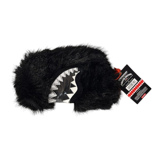 Sprayground Fur Cray Black Pouch