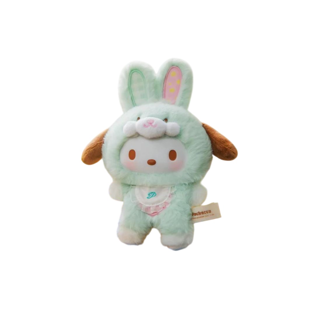 Sanrio characters Elf Bunny Baby Vinyl Plush Keychains - Pochacco