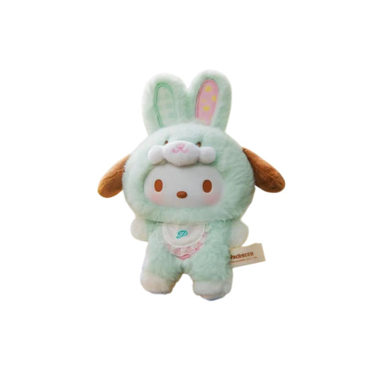 Sanrio characters Elf Bunny Baby Vinyl Plush Keychains - Pochacco